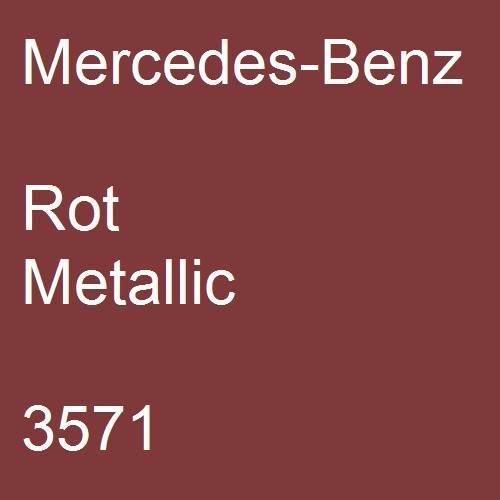 Mercedes-Benz, Rot Metallic, 3571.